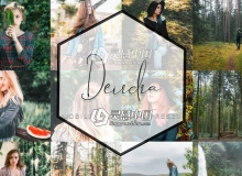 旅拍通透森系清新人像LR预设+手机版预设 Deirdra Lightroom Presets