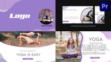 时尚宣传瑜伽冥想健身SPA演示视频广告PR模板下载 Yoga Slideshow for Premiere Pro