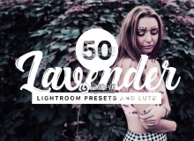 薰衣草紫色调人像LR预设+LUT预设 Lavender Lightroom Presets and LUTs