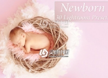 新生儿儿童摄影Lightroom预设 30 Newborn Lr Presets