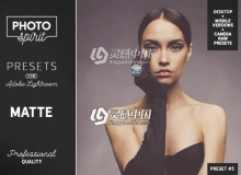 胶片磨砂质感人像Lightroom预设+手机版LR滤镜Matte LR Presets Mobile