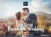 50个国外婚纱摄影工作室LR预设 50 Pro Wedding Presets Collection