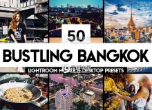 泰国曼谷旅拍胶片LR预设+LUT预设 Bangkok Lightroom Presets & LUTs