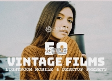 老电影胶片LR预设+APP预设+LUT预设 Vintage Films Lightroom Presets LUT