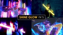 120个超级酷炫创意动画迷幻闪耀发光像差效果PR模板下载 Shine Glow Effects