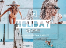 假日清新胶片人像写真LR预设/手机LR滤镜Holiday Lightroom Presets