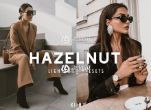 复古磨砂焦糖色INS人像LR预设APP预设 HAZELNUT LIGHTROOM PRESETS