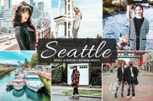西雅图旅拍高对比人文风光Lightroom预设和移动LR预设 Seattle Lightroom Presets